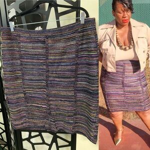 Ashro Multicolor Pencil Skirt